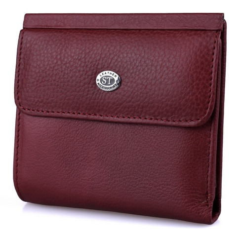 

Женский кожаный кошелек ST Leather 98413 Бордовый