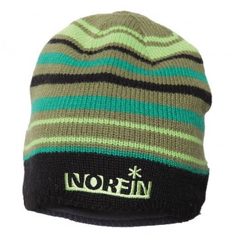 

Шапка вязаная Norfin Frost DG (зелёная в полоску) р.XL (302772-DG-XL)