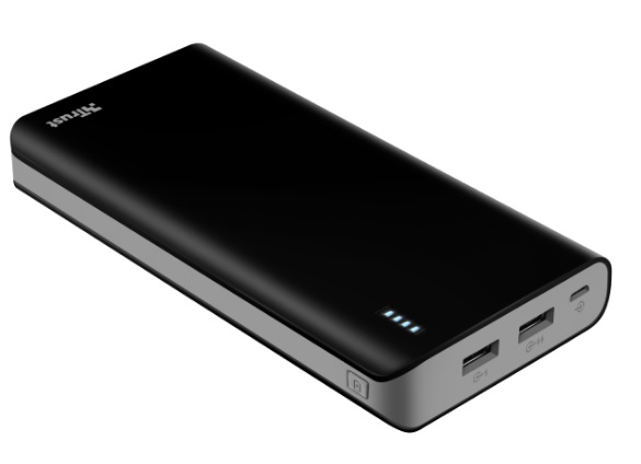

УМБ Trust Primo 20000mAh 2USB 2.4A Black