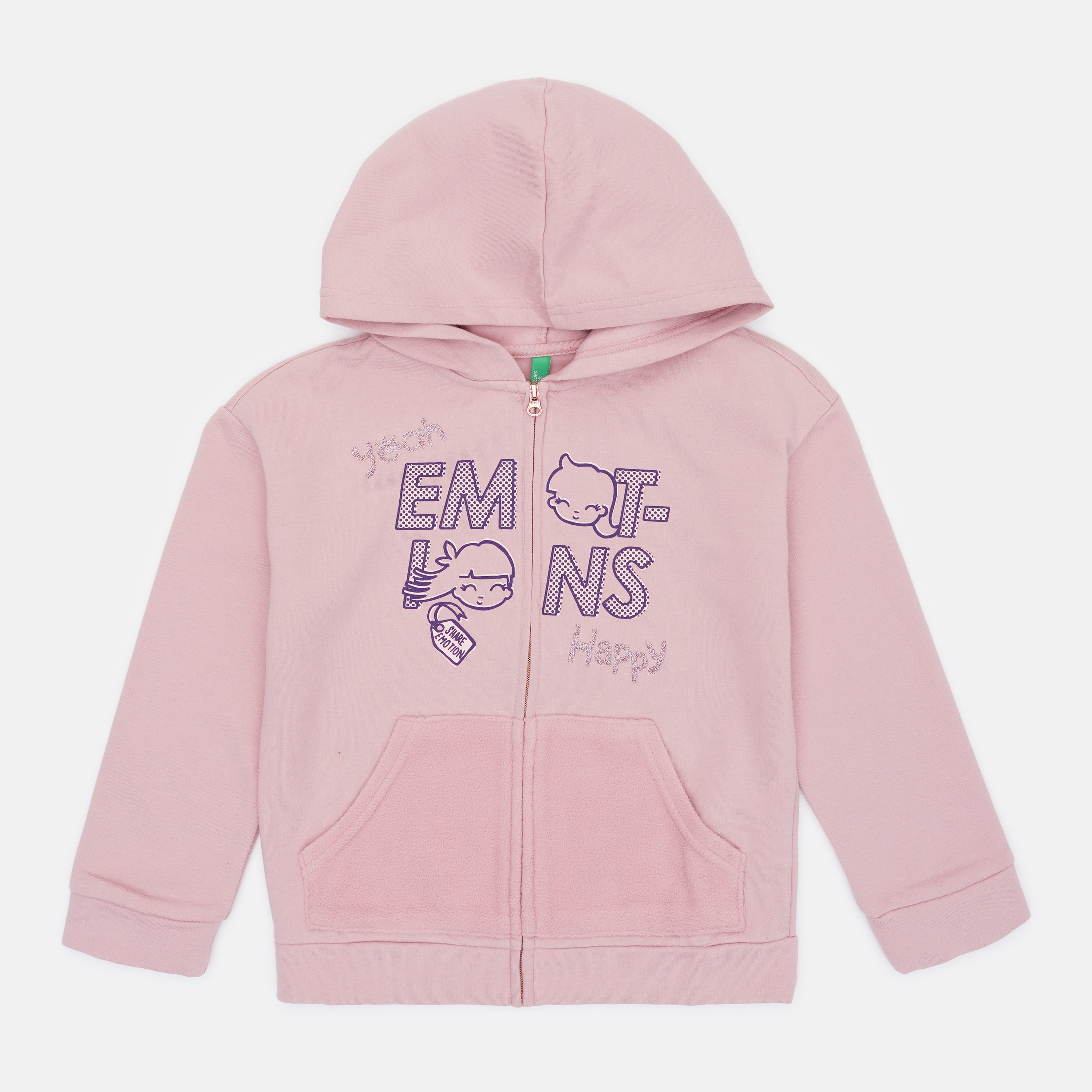 

Толстовка United Colors of Benetton ch03300099 110 см Светло-розовая
