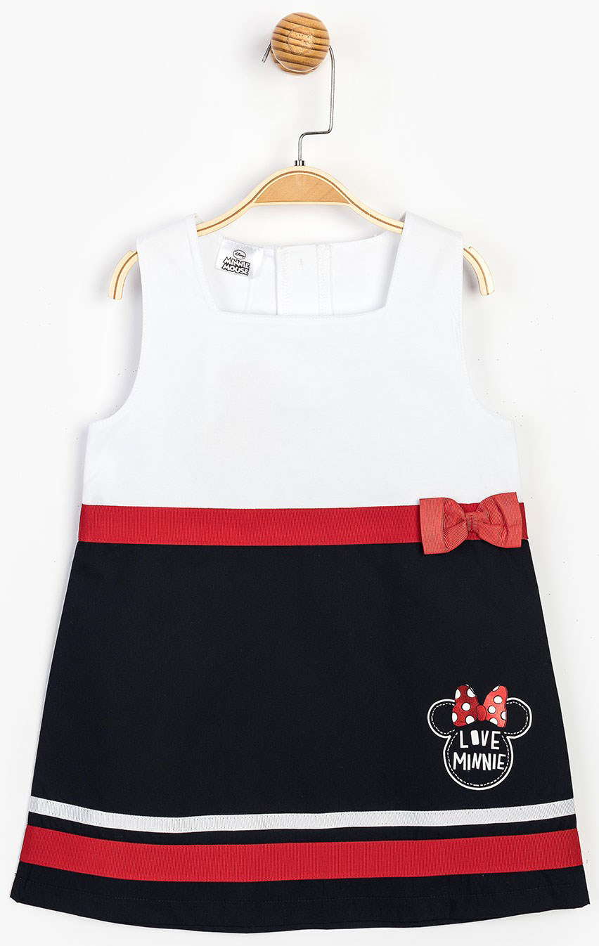

Платье Disney Minnie Mouse MN15511 116 см Бело-черное с красным