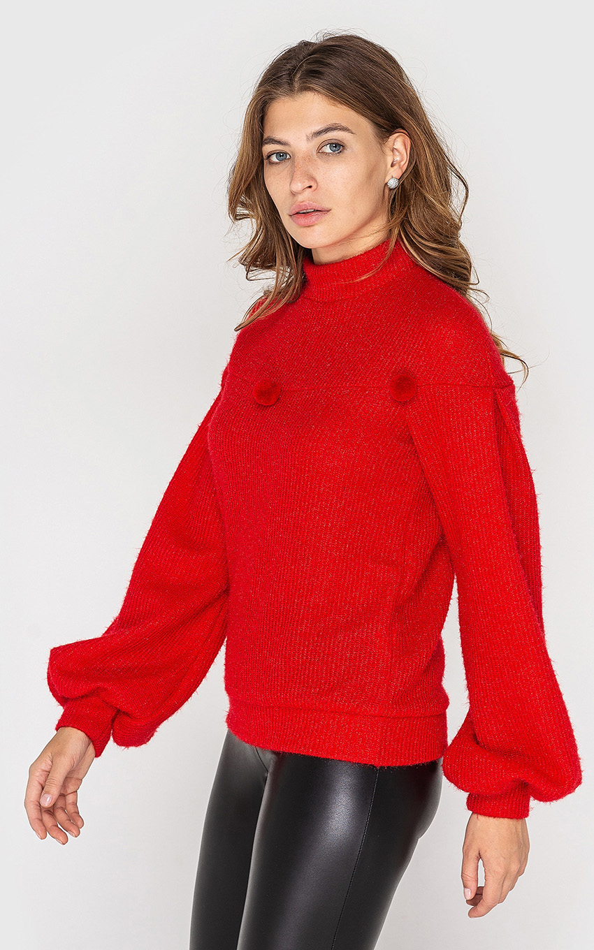 

Fashions Свитер Женский нарядный Лайза Fashions - красный (3850, Fashions Свитер Женский нарядный Лайза Fashions 42-46 красный (3850)