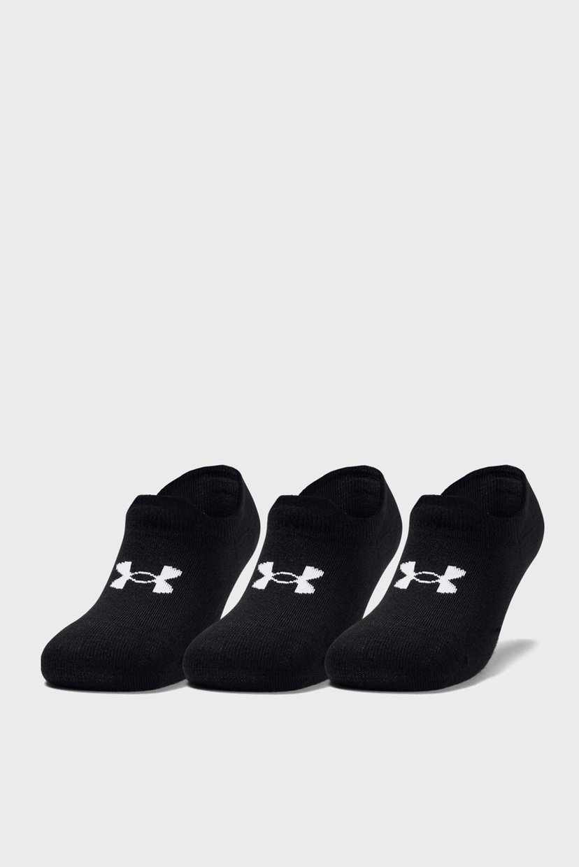 

Черные носки (3 пары) UA Essential UltraLowTab 3pk Under Armour SM 1351784-001
