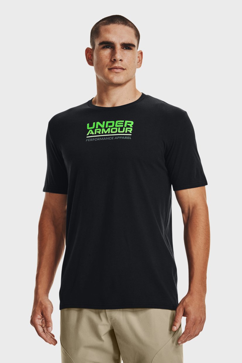 

Мужская черная футболка UA MULTICOLOR BOX LOGO SS Under Armour  1370529-001, Мужская черная футболка UA MULTICOLOR BOX LOGO SS Under Armour XL 1370529-001