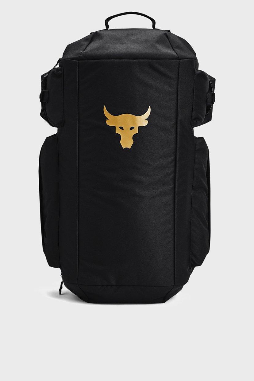 

Мужская черная сумка UA Project Rock Duffle BP Under Armour OSFA 1354942-002