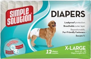 

Гігієнічні підкладки SS Disposable Diapers X- Large для тварин великі 12шт