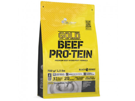 

Протеин Olimp Gold Beef Pro-Tein 700 грамм Вкус Клубника