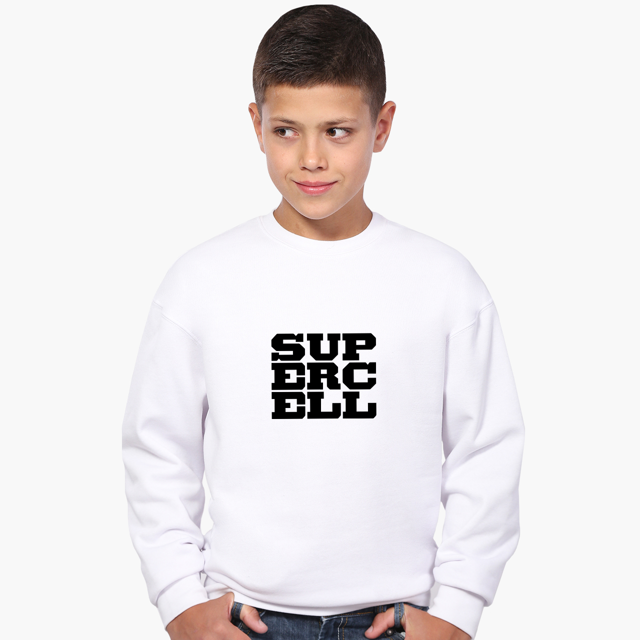 

Свитшот для мальчиков Супепсел (Supepcell) (9509-1954) 122-128 см Белый