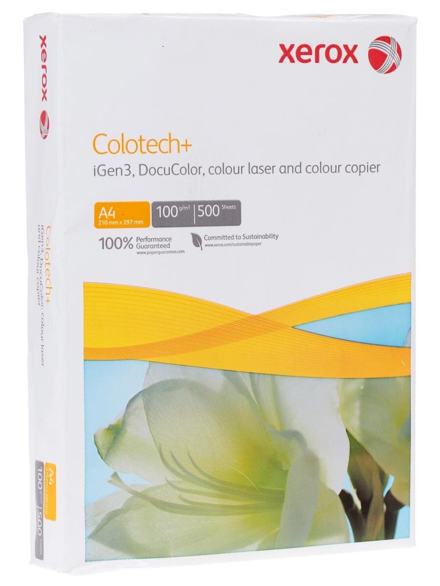 

Бумага Xerox COLOTECH + (100) A4 500л. AU (003R98842)