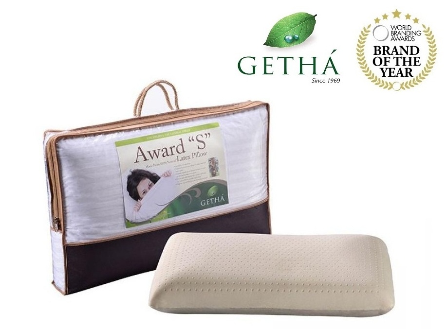 

Подушка классическая Getha Award S из натурального латекса 62х37х14см