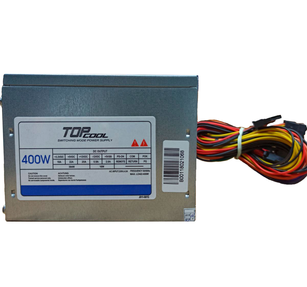 

Блок питания TopCool 400W 80mm