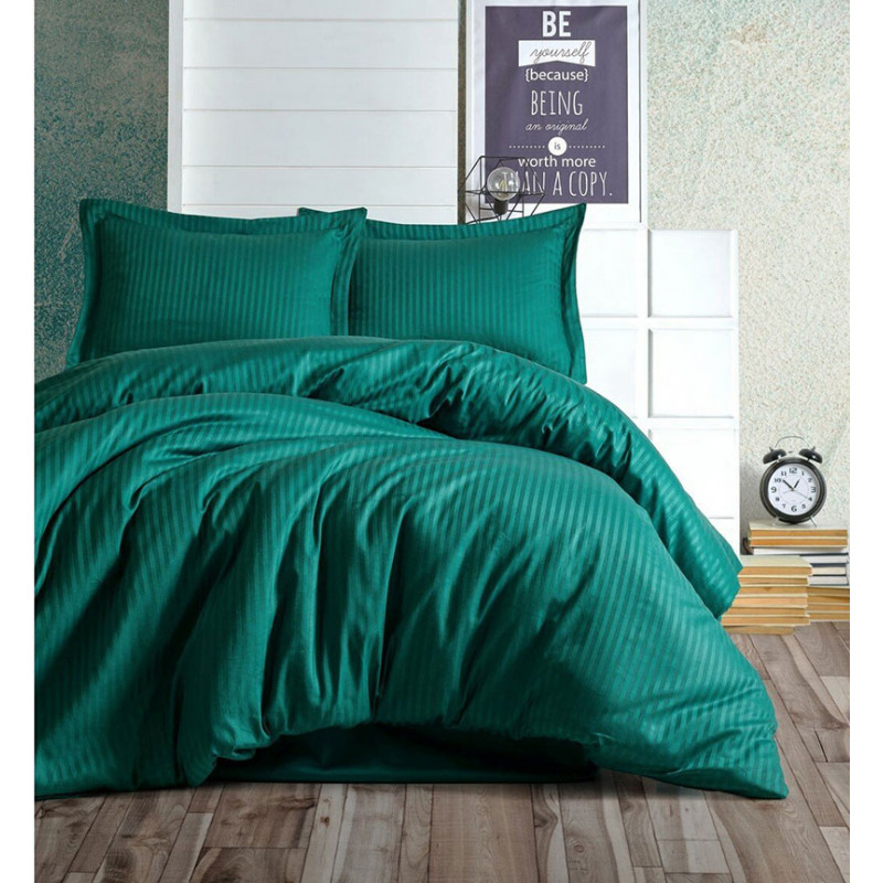 

Постільна білизна MERISET GREEN Elite Євро на резинці 550131-7