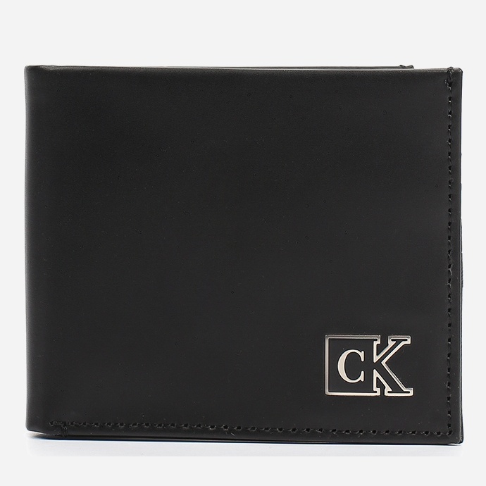 

Кожаный мужской кошелек Calvin Klein Jeans Plaque Billfold Extra K50K508220-BDS Black