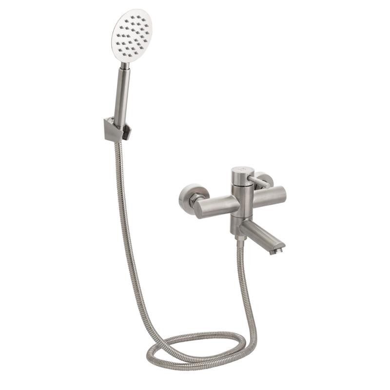 

Lidz (NKS) 12 32 006-1 Смеситель для ванны короткий излив Нерж. (k35)