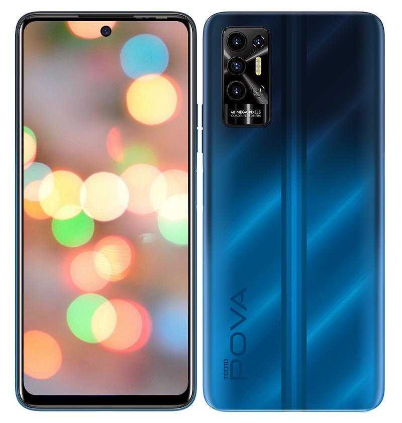 

Мобильный телефон TECNO POVA-2 (LE7n) 4/64Gb NFC Dual SIM Energy Blue