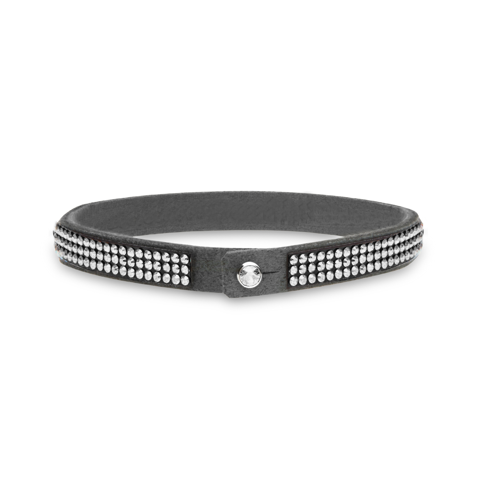 

Браслет из алькантары SPARK Tennis Triple со Swarovski модели BZ3C5HC