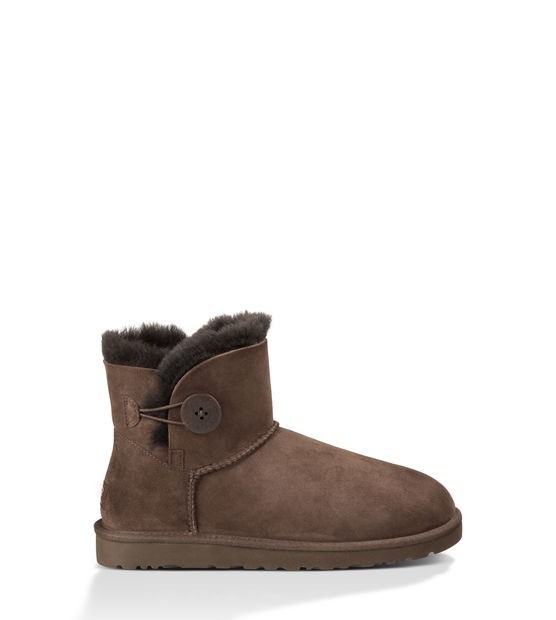 

Угги Классические мини Mini Bailey Button II Choсolate 1016422 Шоколадный 36
