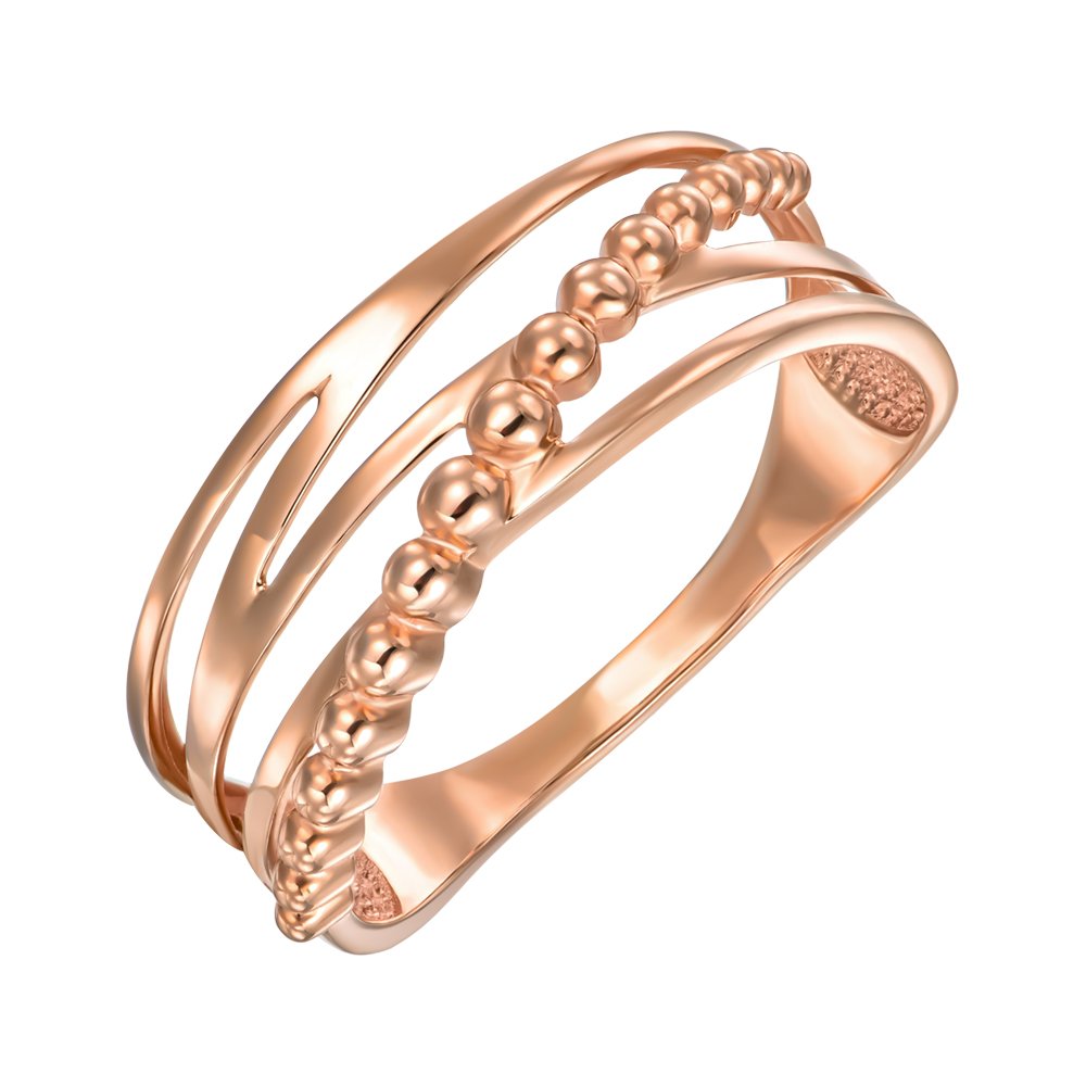 

Кольцо из красного золота 000151148 19 размера