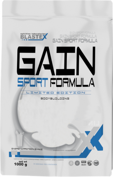 

Гейнер для набора массы Blastex Gain Sport Formula 1000 грамм Крем брюле