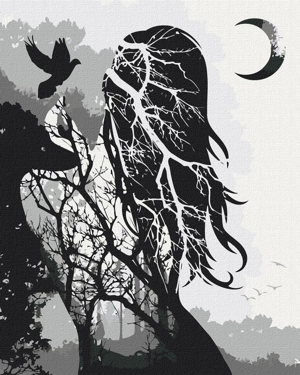 

Картина по номерам Магия женщины Идейка 40*50 КНО5028