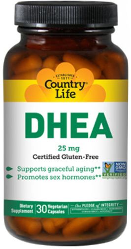 

Дегидроэпиандростерон Country Life DHEA 25 mg 30 капсул