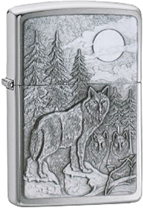 

Зажигалка Zippo Timberwolves Emblem Brushed Chrome Timberwolves 20855