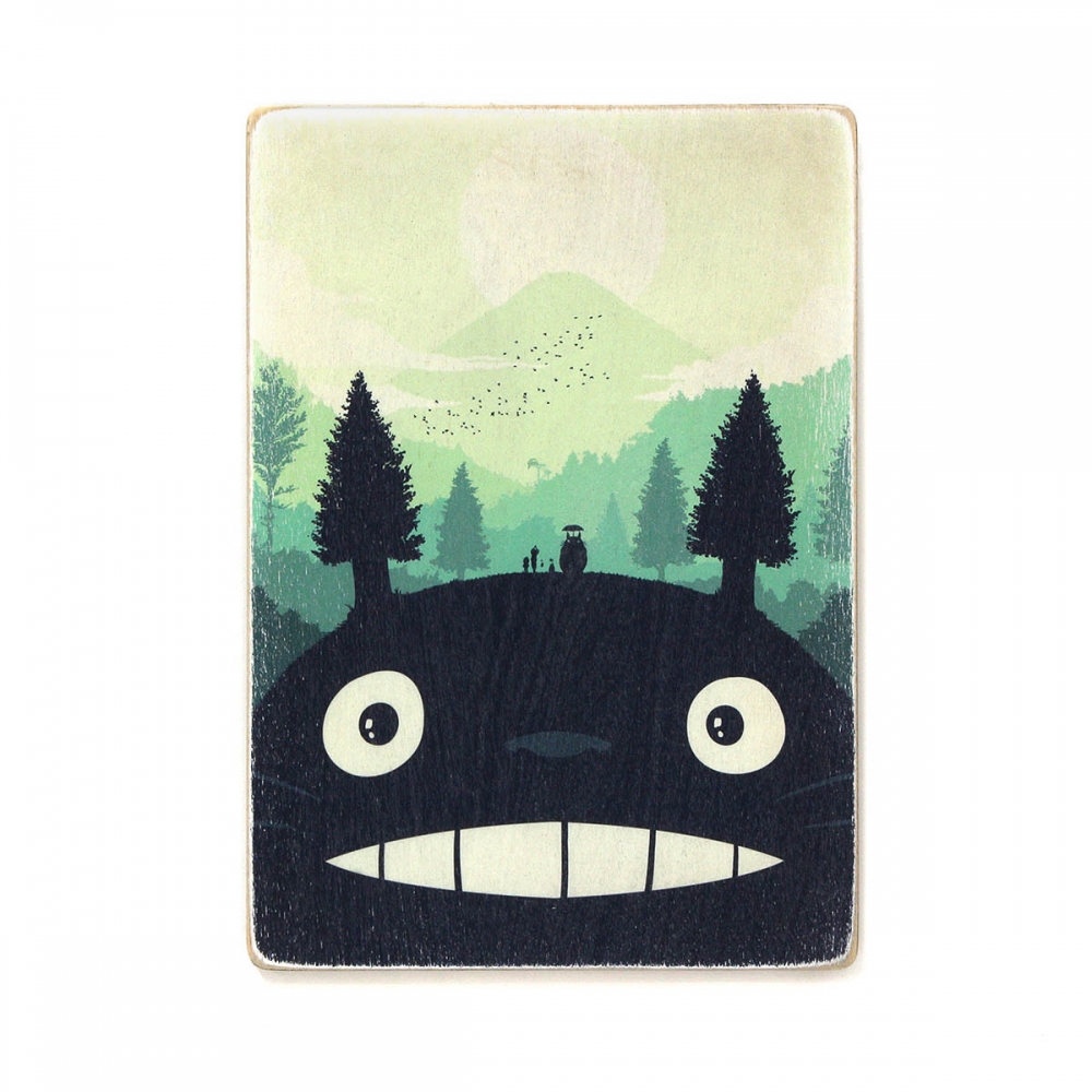 

Деревянный постер Мультфильмы My Neighbor Totoro. Мой сосед Тоторо. Арт А2