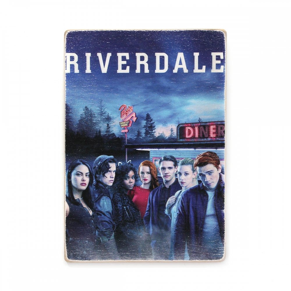 

Деревянный постер Фильмы и сериалы Riverdale. Ривердейл. 2 сезон А1