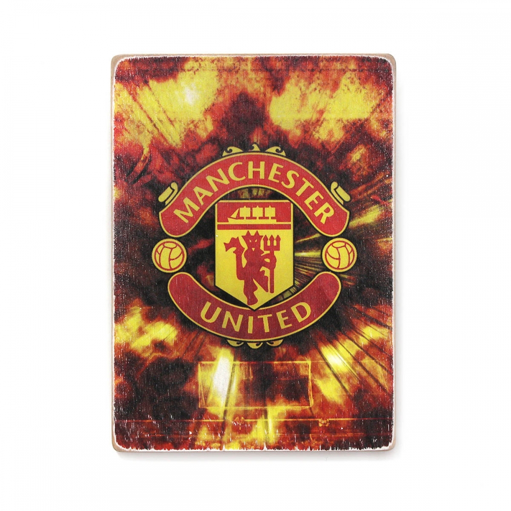 

Деревянный постер Спорт FC Manchester United. ФК Манчестер Юнайтед. Логотип А1