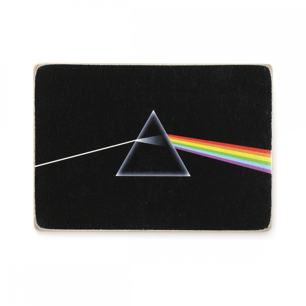 

Деревянный постер Музыка Pink Floyd. Пинк Флойд. Тёмная сторона Луны А2