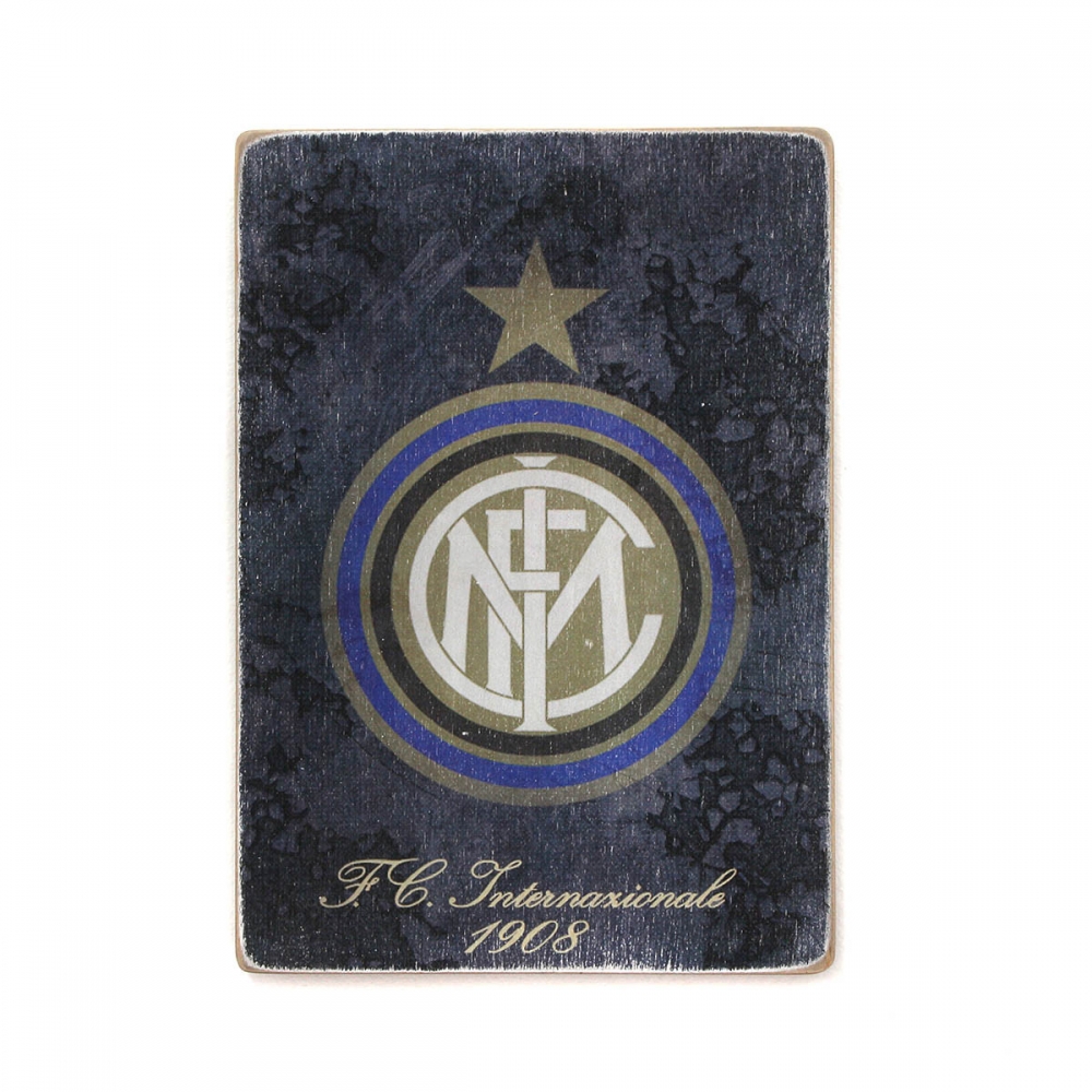 

Деревянный постер Спорт FC Internazionale. ФК Интернационале. Логотип А1