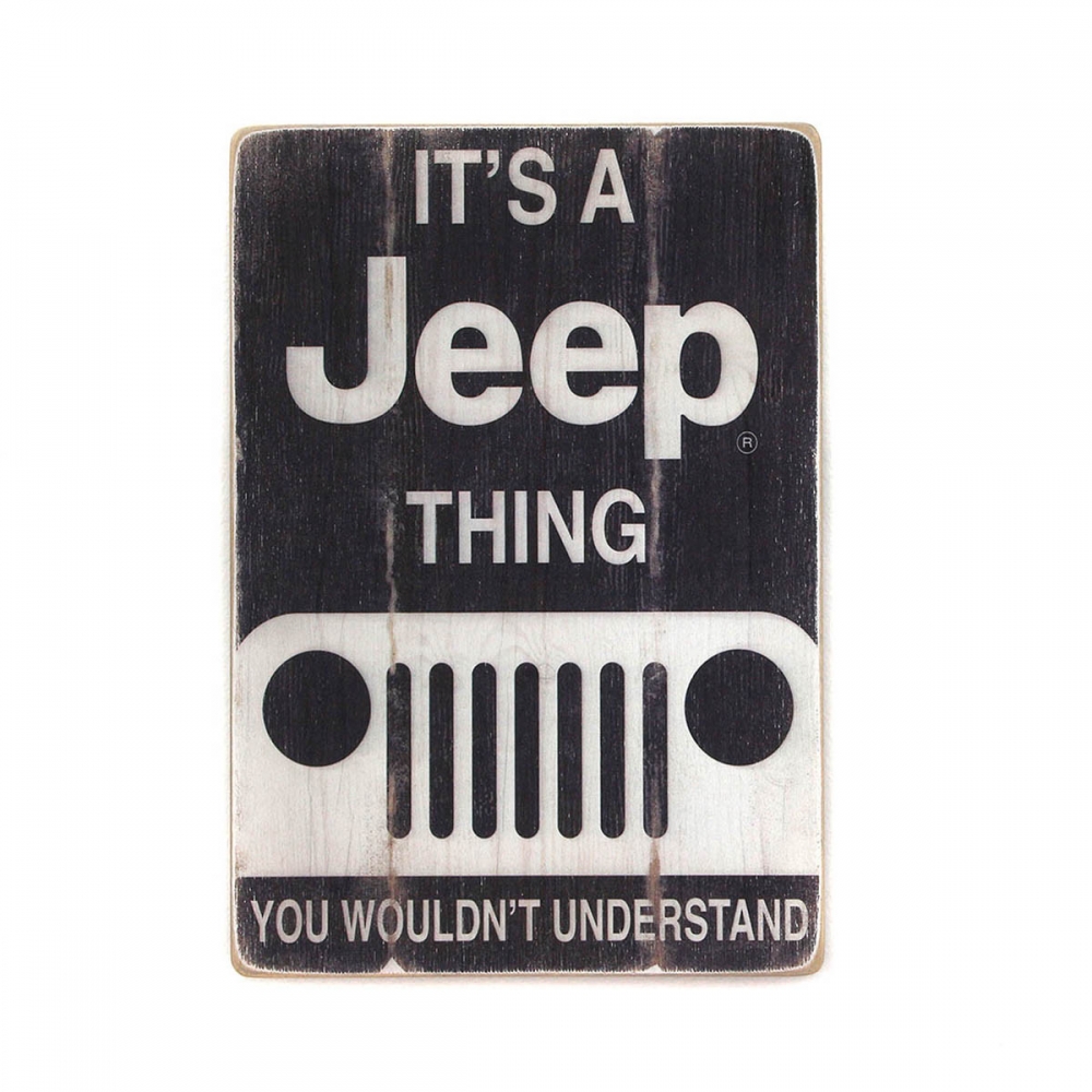 

Деревянный постер Автомобили It's a Jeep thing А1