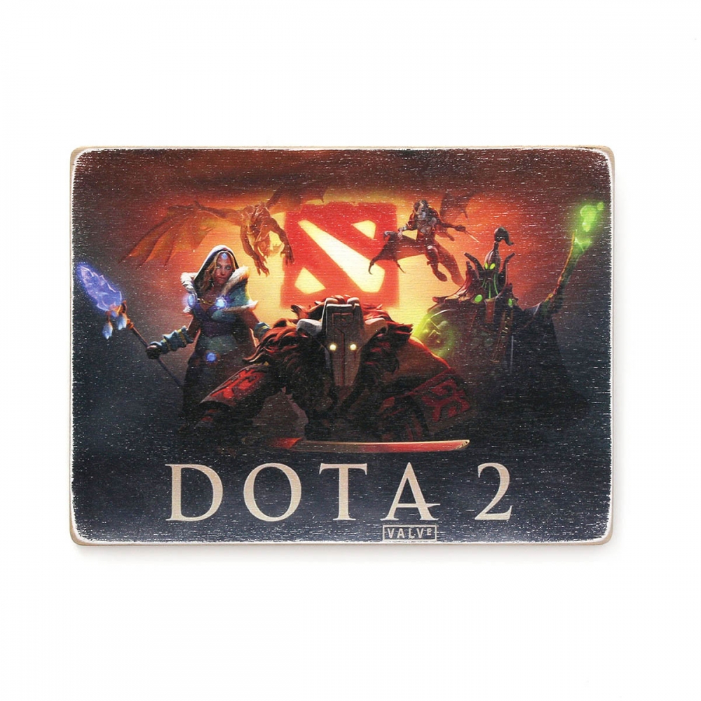 

Деревянный постер Видеоигры DOTA 2. Дота 2. Герои А1