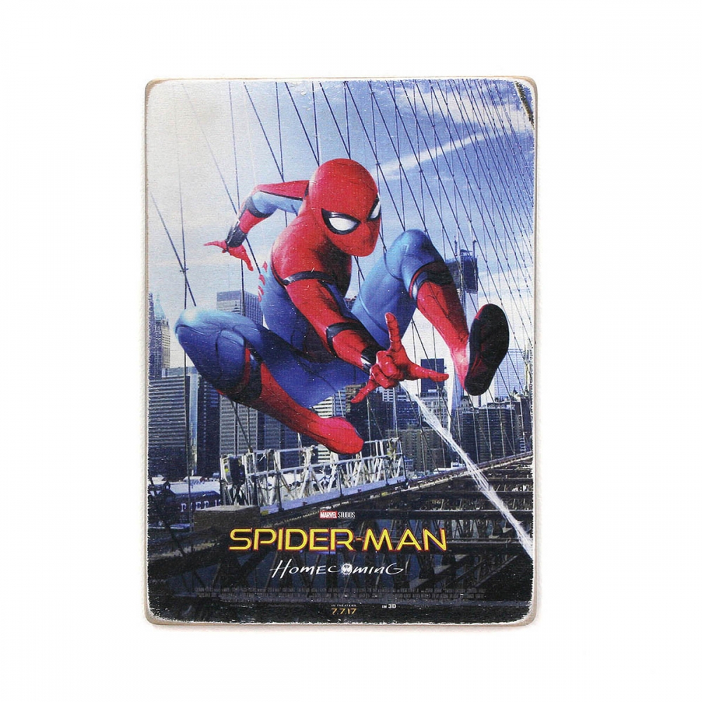 

Деревянный постер Супергерои Spiderman. Спайдермен. Возвращение домой А2