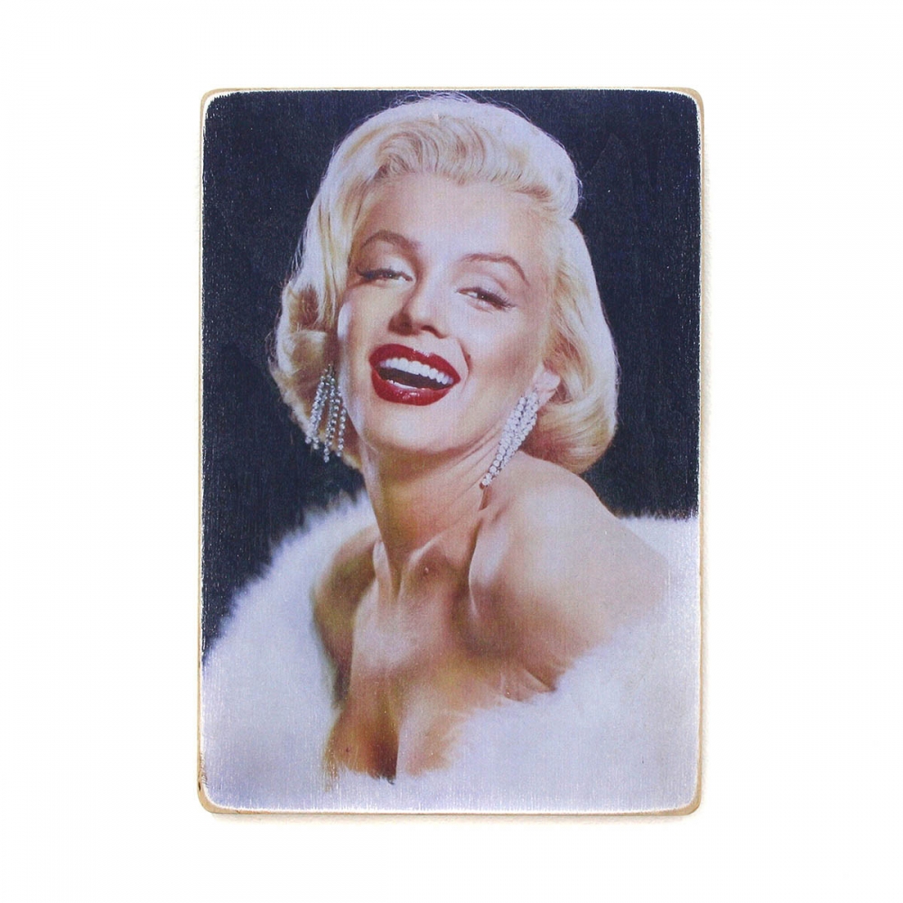

Деревянный постер Фильмы и сериалы Marilyn Monroe. Мэрилин Монро. Портрет на голубом фоне А2