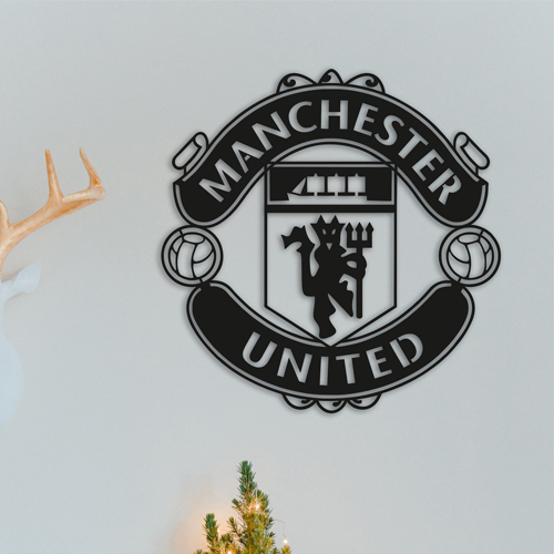 

Деревянная картина - панно Эмблемы Футбольных Клубов Manchester United 90х90 см