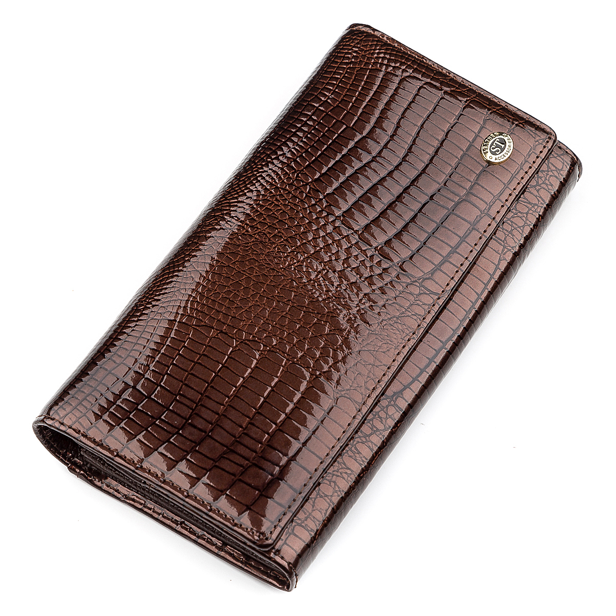 

Кошелек женский ST Leather 18424 из натуральной кожи Коричневый