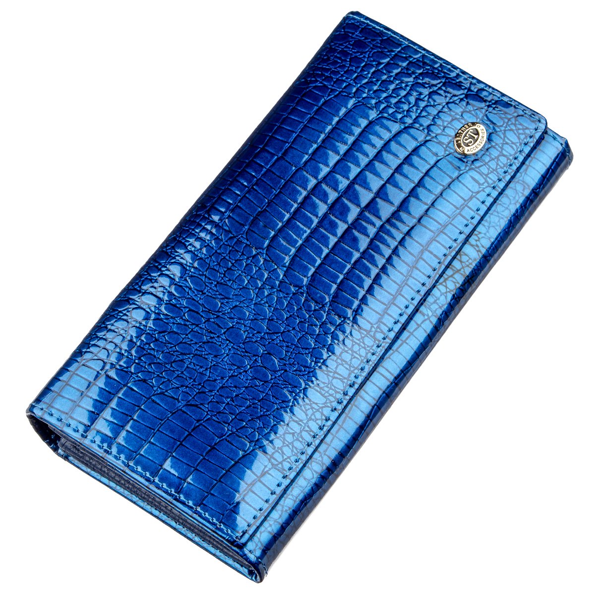

Женский лаковый кошелек ST Leather 18901 Синий