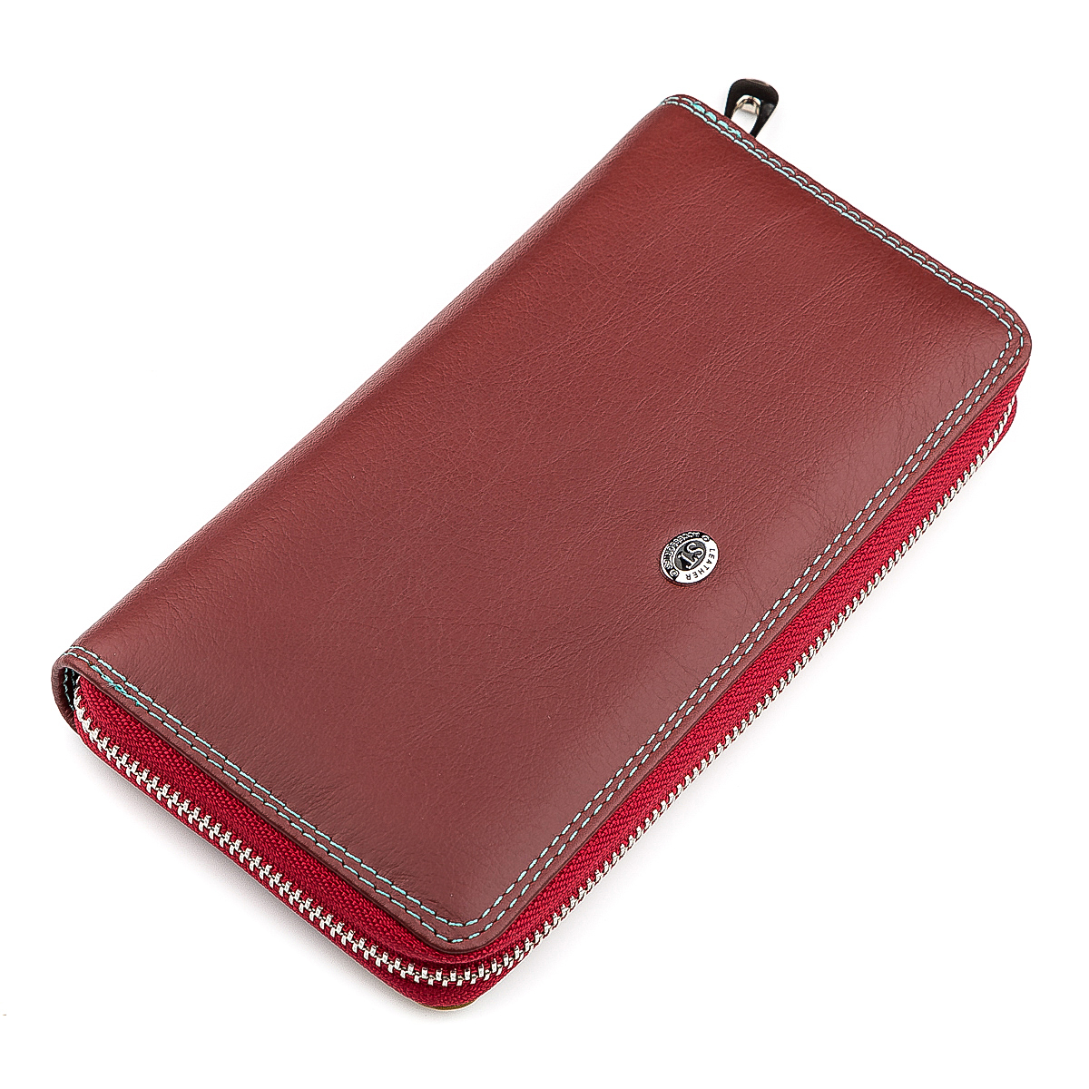 

Кошелек женский ST Leather 18379 (SB71) на молнии Бордовый
