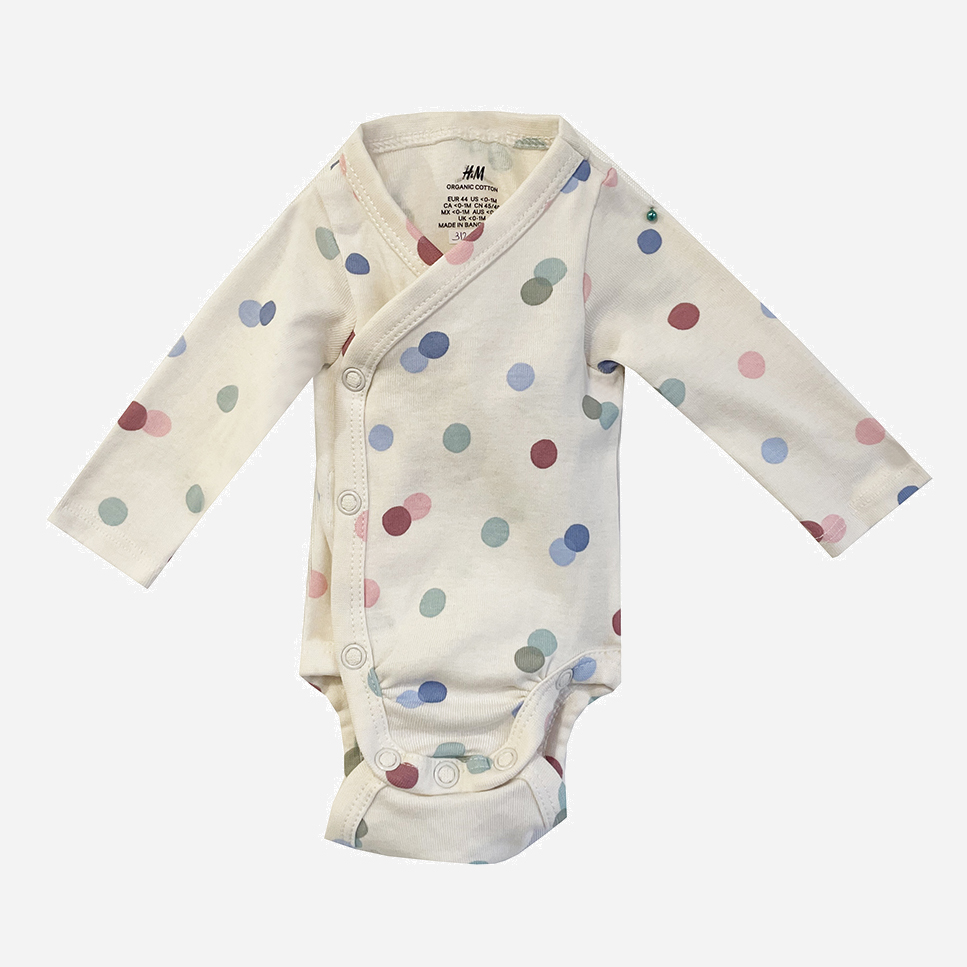 

Боди-распашонка H&M 312321b47 44 см Белое