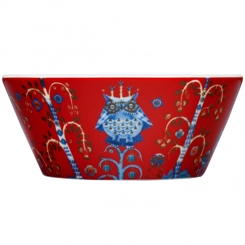 

Миска красная с рисунком 300мл Taika, iittala
