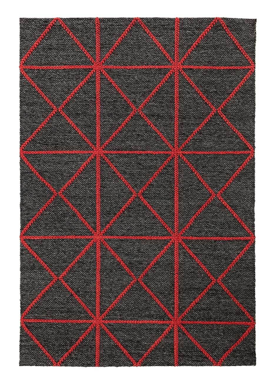 

Ковер Prism Red 200х290 см серый