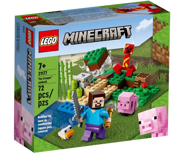 

Конструктор LEGO Minecraft Засада Крипера (21177)