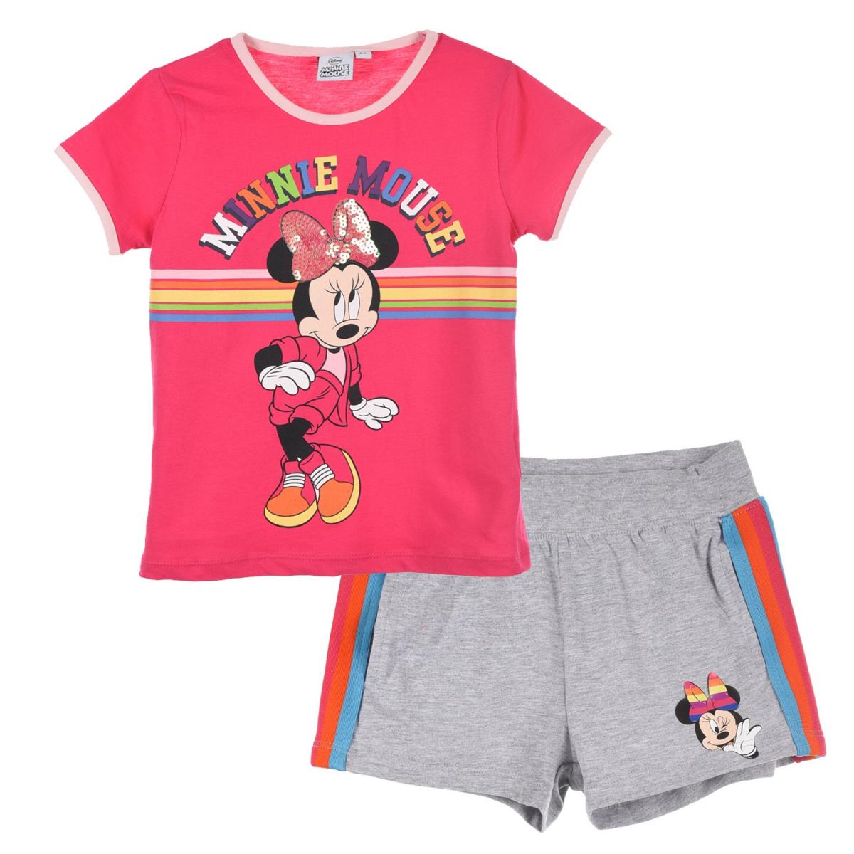 

Комплект (футболка, шорты) Disney Minnie Mouse (Минни Маус) 104 см Разноцвет UE10311