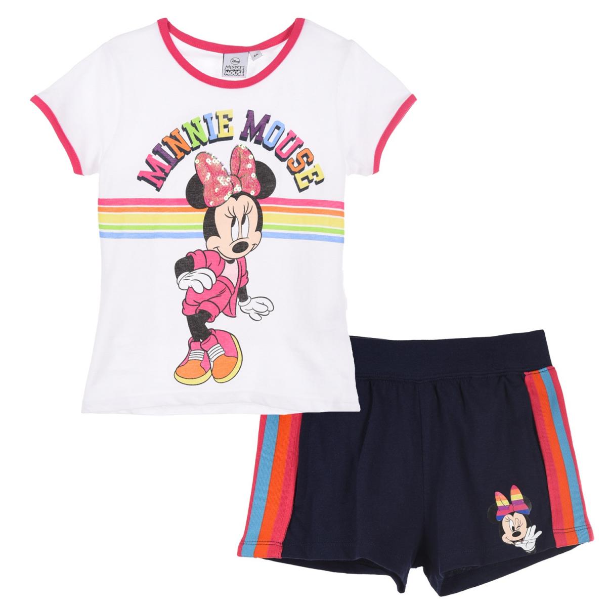 

Комплект (футболка, шорты) Disney Minnie Mouse (Минни Маус) 128 см Разноцвет UE10312