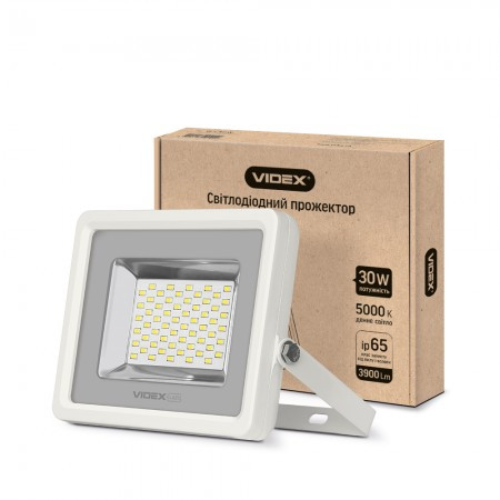 

LED прожектор VIDEX PREMIUM 30W 5000K 220V (VL-F305W)