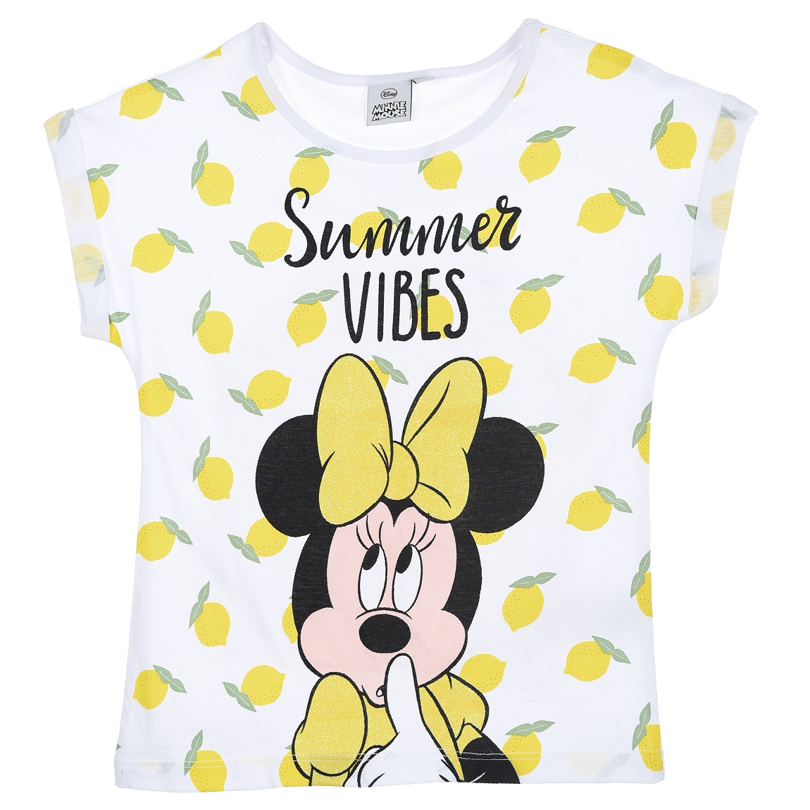 

Футболка Disney Minnie Mouse (Минни Маус) 128 см Белый UE10171