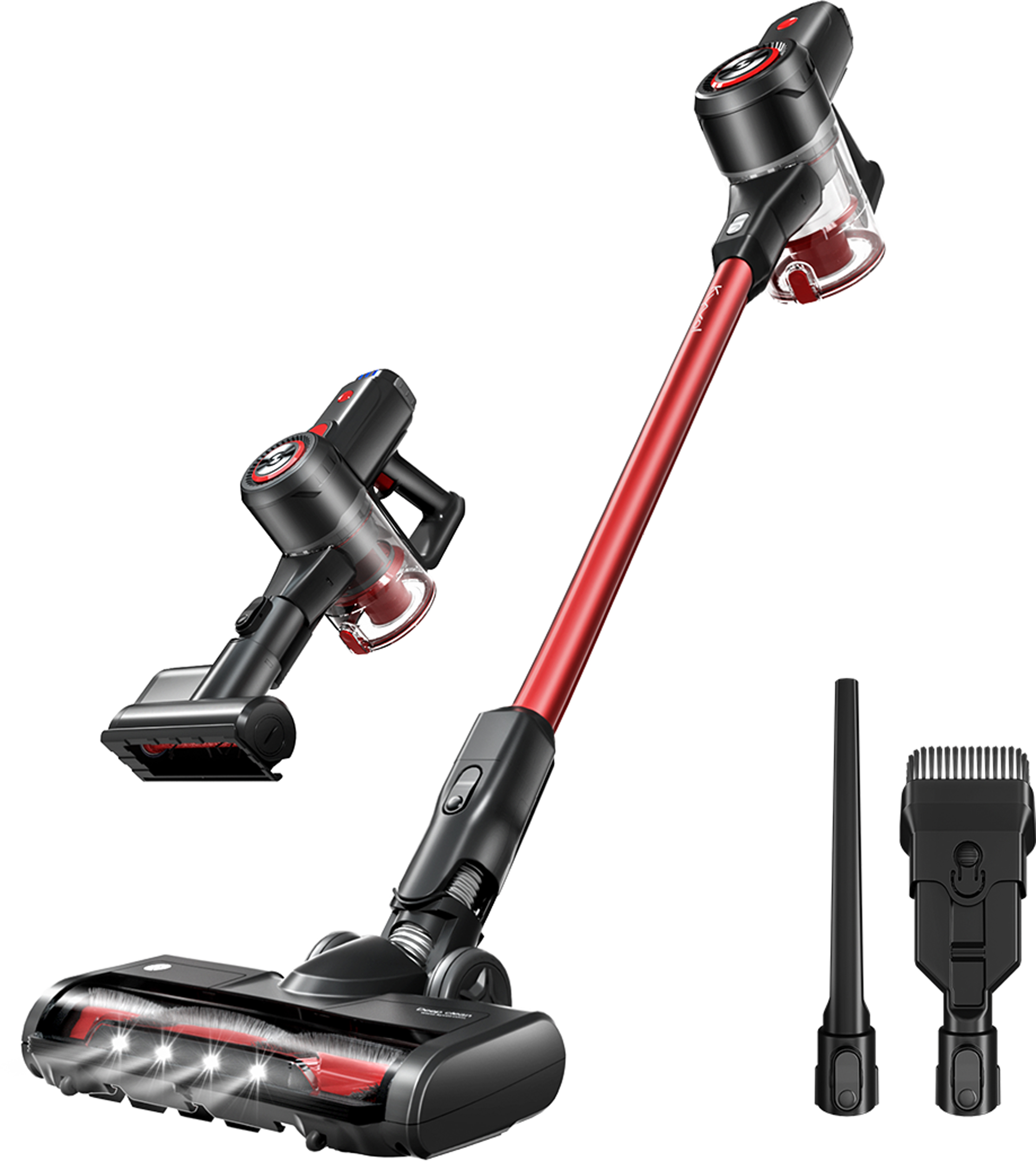 

Аккумуляторный пылесос KYVOL Flutevac V20 Red (KL-V-20-RD)