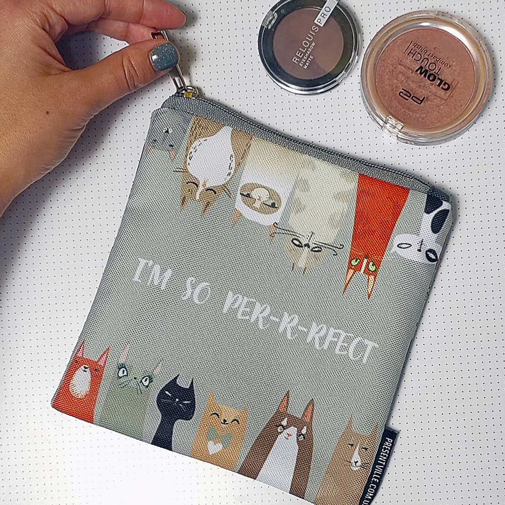 

Косметичка квадратная Basic Котики Presentville 16х16 см 000179737