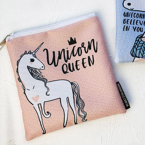 

Косметичка квадратная Basic Unicorn queen Presentville 16х16 см 000179795